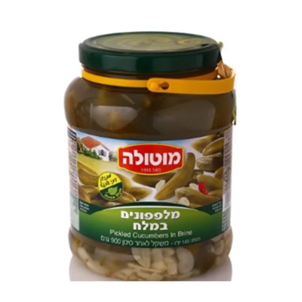 מלפפון במלח מוטולה 1.05 ק"ג