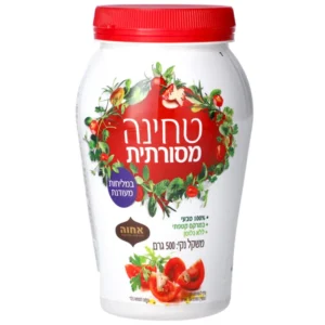 טחינה גולמית 500 גרם אחוה