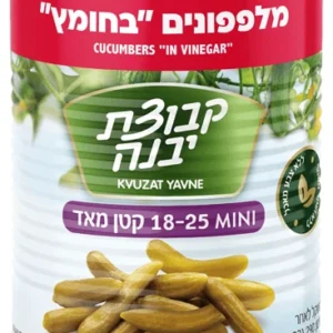 מלפפון בחומץ 18-25 יבנה 560 גרם